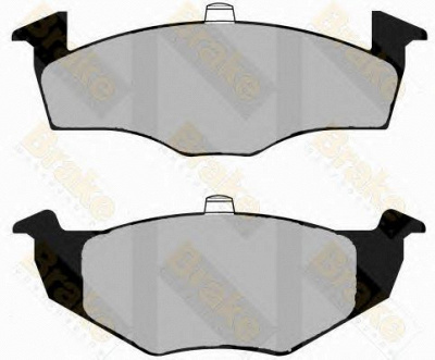 BRAKE ENGINEERING pa1254 -  Комплект тормозных колодок, дисковый тормоз